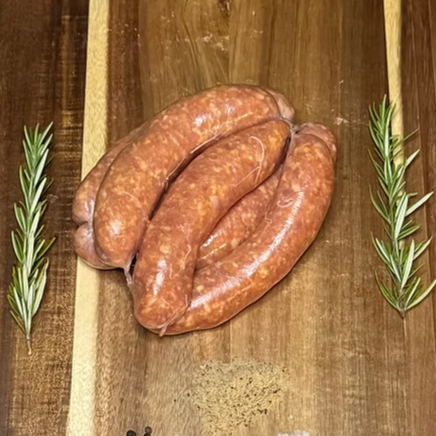 Premium Grass-Fed Merino Lamb Malay Satay Sausages - 12 Pack