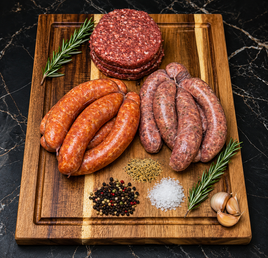 Gourmet Merino Lamb Patties & Sausages