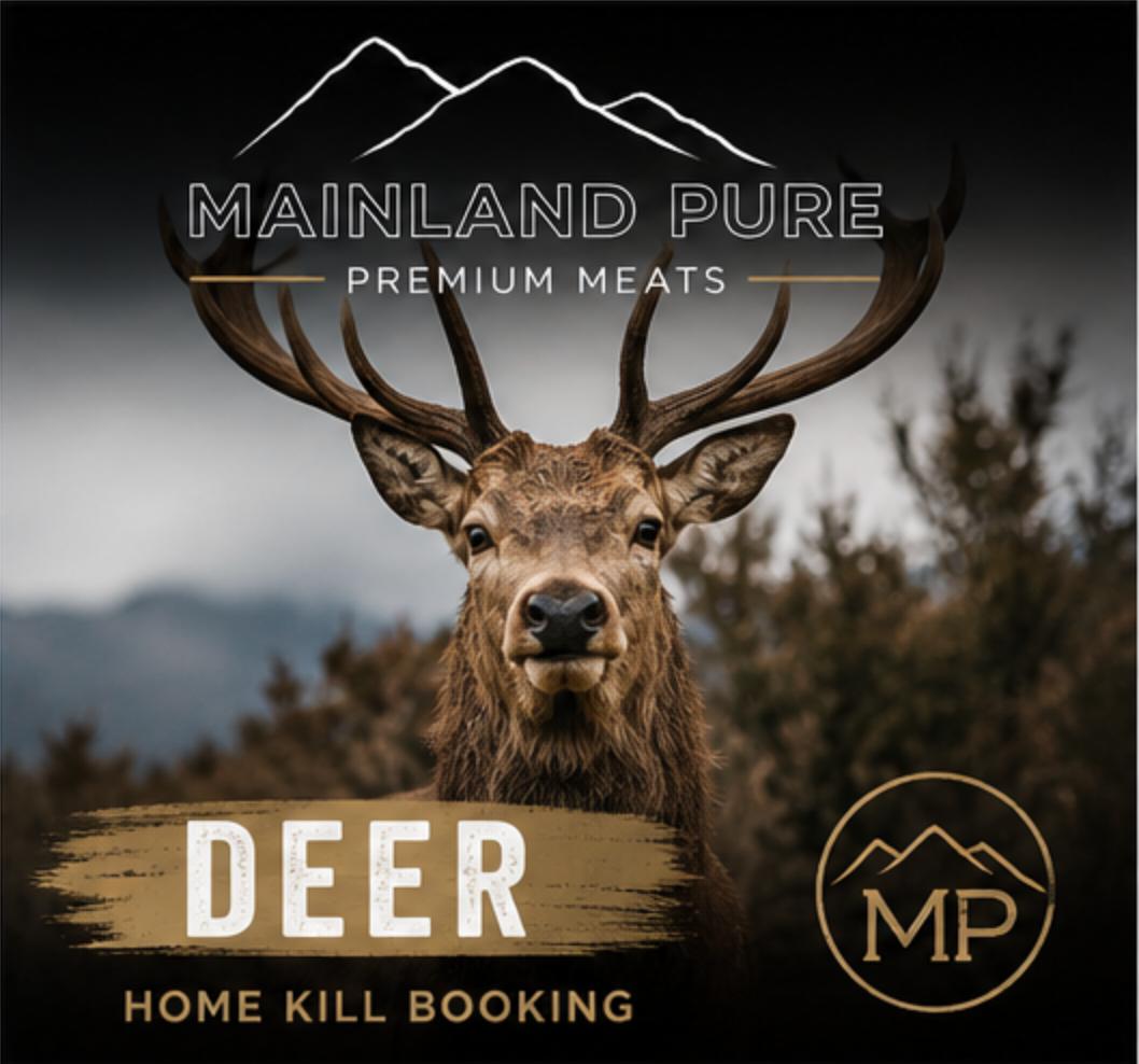 Homekill Booking - Deer (Slaughter: $90 per animal Processing: $3.00 per kg carcass weight)