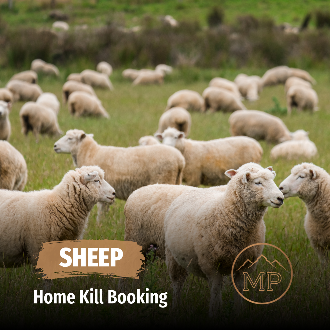 Homekill Booking - Sheep (Slaughter: $60 per animal Processing: $60 each)