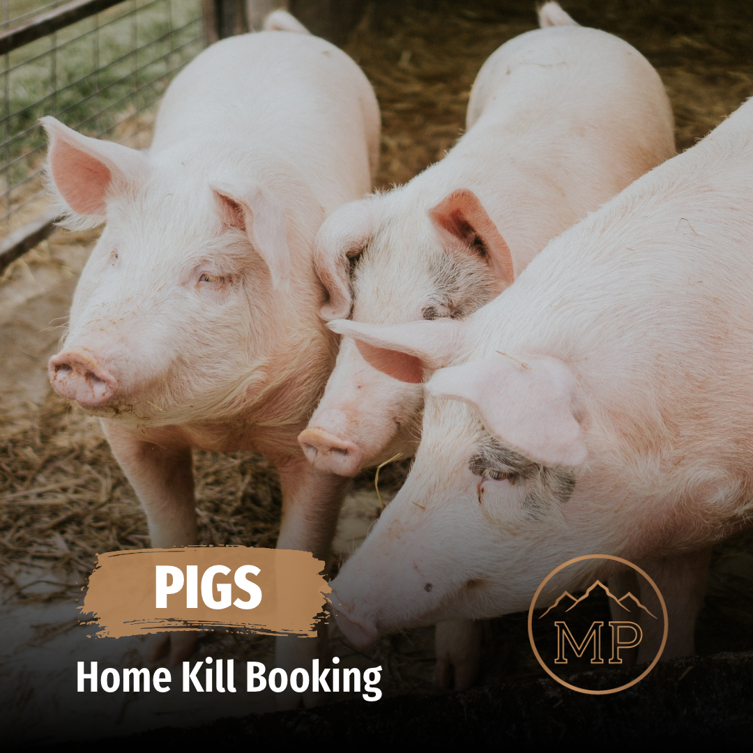 Homekill Booking - Pig (Slaughter: $90 per animal Processing: $2.70 per kg carcass weight)