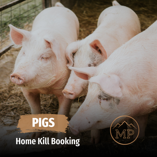 Homekill Booking - Pig (Slaughter: $90 per animal Processing: $2.70 per kg carcass weight)
